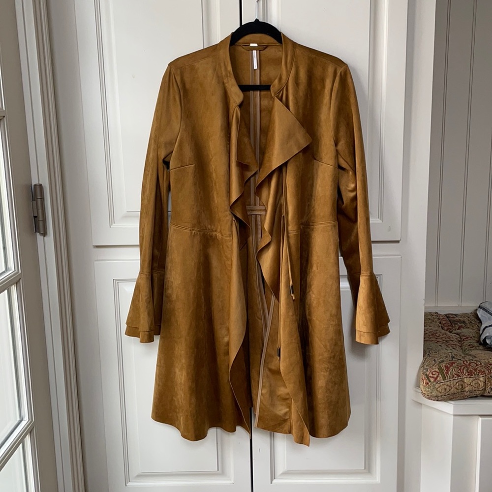 Free people vegan suede jacket